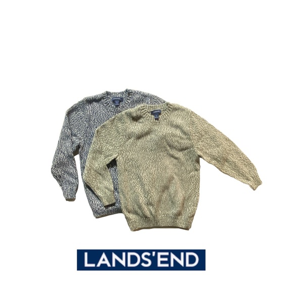 Lands' End Other - ⚡️Lands End wool blend Crewneck Sweaters (2)